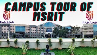 Campus Tour MS Ramaiah Institute of Technology Engineering college in Bangalore India [upl. by Tedra202]