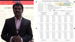 CUMULATIVE TEST INSTRUCTIONS  EDUHUNT IIT PROGRAMMES  2022 P1 MODEL  MUST WATCH BEFORE TEST [upl. by Ecirum]