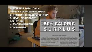 jeff nippard on over consumption of calories and how you gain fat from it [upl. by Juline]