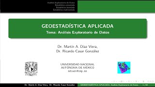 Curso de Geoestadística 2023 Análisis Exploratorio de Datos 22 [upl. by Leavelle]