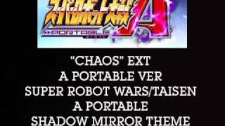 SRWSRT Chaos Ext Super Robot WarsTaisen A Portable AP Advance Portable [upl. by Niliram]