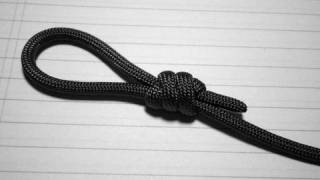 How to Tie a Multiple Overhand SlidingScaffold Knot with Paracord [upl. by Audie]