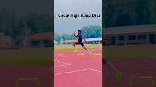 High Jump Exercise shorts highjump fitness trackandfield olympics trending viralvideo [upl. by Ssor]