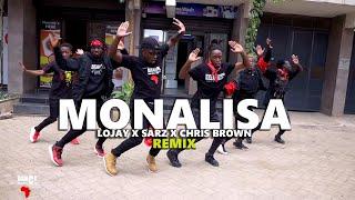 MONALISA Remix  LOJAY Official Dance Video ft Sarz amp Chris Brown  Dance Republic Africa [upl. by Moth211]