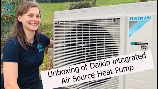 Unboxing of the Daikin Integrated Air Source Heat Pump [upl. by Eiram475]