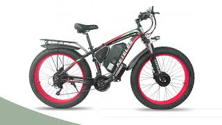 KETELES K800 Electric Bike 26 Inch 48V 23Ah Land Cruiser 48V 2000W Electric Bicycle 1000W Two Motor [upl. by Esdnyl]