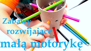 ZABAWY DLA DZIECI rozwijające małą motorykę pomysły na zabawy w domu Fine Motor Skills for kids [upl. by Arytas]