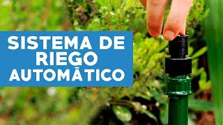 ¿Cómo implementar un sistema de riego automático en el jardín [upl. by Nylac]