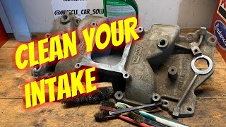 How to Clean an Aluminum Intake Manifold [upl. by Sairtemed]