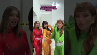 EMILY PALLINI YASMIN BARBIERI E ALESSIA LANZA ECCO IL LORO COSTUME DI HALLOWEEN tiktok perte [upl. by Jabon]