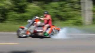 Boss Hoss 502 Burnout 1 [upl. by Kleinstein]