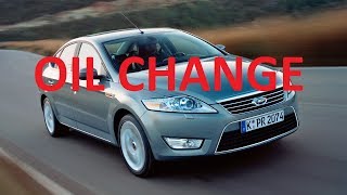 Ford Mondeo mk4 OIL CHANGE and SERVICE INTERVAL RESET 2010 22 TDCi [upl. by Ladnek679]