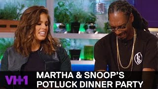 Martha Stewart Wants to Know How Big Rick Ross quotBoatquot Is  Martha amp Snoops Potluck Dinner Party [upl. by Langbehn]