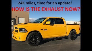 Update Flowmaster after 24K miles Ram 1500 Sport [upl. by Nerra]