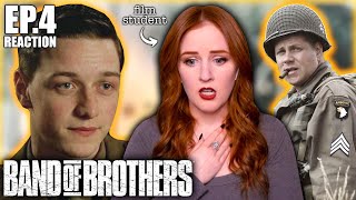 AMAZING and PAINFUL BAND OF BROTHERS Ep 4 Reaction  Film Students First Time Watching [upl. by Llieno]