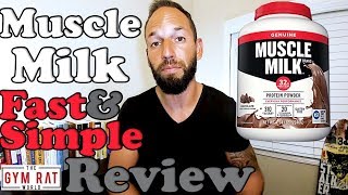 Muscle Milk  Most Popular Protein  Supplement Review [upl. by Varuag]