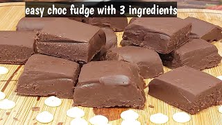 fudge recipe with condensed milkchocolate fudge recipe [upl. by Gnoz]