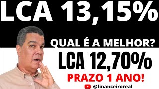 AS MELHORES OPORTUNIDADES DE INVESTIMENTOS NA RENDA FIXA EM LCA COM MAIORES TAXAS E GARANTIA DO FGC [upl. by Avat733]