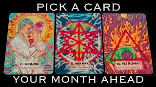 YOUR MONTH AHEAD  PICK A CARD TAROT READING ✨ [upl. by Gee]