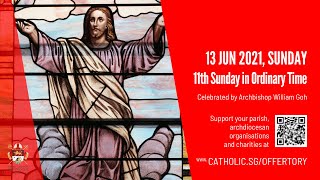 Catholic Sunday Mass Today Live Online  Sunday 11th Sunday In Ordinary Time 2021 [upl. by Yroger655]