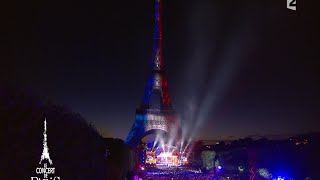 MARSEILLAISE 14 juillet 2015 Paris Tour Eiffel [upl. by Atnaloj]