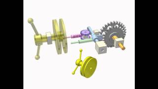 Shifting gear mechanism 2b [upl. by Etsirk]