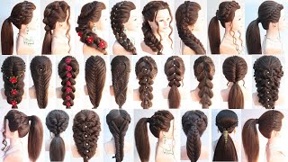 26 superior ponytail hairstyle for girls  hairstyle for outgoing  hairstyle for summer season [upl. by Aidaas]