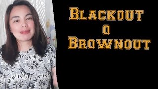 Blackout vs BrownoutVocabulary3 [upl. by Allerbag]