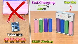 How to Make a Lithiumion Battery FAST Charger  200 Working  18650 Battery Fast Charger [upl. by Lledner159]