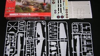 Airfix 172 Hawker Typhoon MkIb unboxing [upl. by Rases]