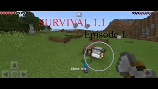 Survival 11 MCPE  Episode 1 quotGetting Ironquot [upl. by Sorensen691]