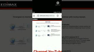 cara seting extender edimax [upl. by Monsour732]
