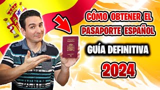 ✅ Cómo obtener el PASAPORTE ESPAÑOL fuera de España con la Ley de Memoria Democrática LMD en 2024📝 [upl. by Berkin]