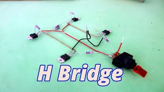 H Bridge for DC Motor Control with Transistors [upl. by Ludovico476]