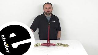 etrailer  Review of Durabilt Chain Binders  Ratchet Chain Binder With Grab Hooks  DU66KR [upl. by Aicirt]