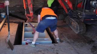 Installing a Paneltim® Below Ground Grease Trap [upl. by Berna469]