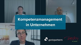 Webinar Kompetenzmanagement in Unternehmen  goetzpartners x Passion for People [upl. by Amber]