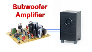 Subwoofer Amp TDA2050 btl amplifier  Subwoofer amplifier diy  IC 4558 subwoofer amp [upl. by Navillus]