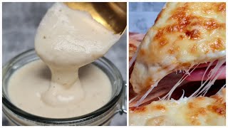 White Pizza Sauce Recipe  Garlic Pizza Sauce  White Sauce [upl. by Osy832]