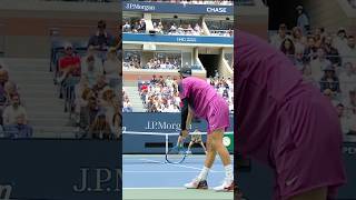 Draper vs Sinner around the net forehand sinner draper tennis shorts [upl. by Rolat]