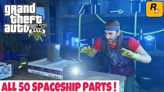 All 50 Spaceship Parts Location Easy Guide  GTA V  2024 Updated [upl. by Evander833]