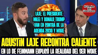 Agustin Laje ESTALLÓ con Feinmann Milei y Trump van a ir contra los WOKE [upl. by Isewk]