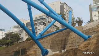 AVANCES  Puente Turístico Peatonal Armendáriz Miraflores Barranco [upl. by Shawna233]