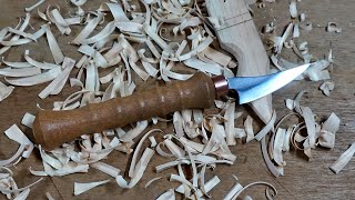 Making a Knife  Wood Carving Knife [upl. by Gottfried]