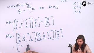 Controllability and Observability Problem No 1  State Space Analysis  Control Systems [upl. by Noirda]