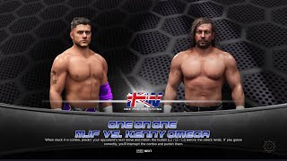 1pw spring playoffs 2 round   mjf vs kenny omega  Best of 5 out of 3 [upl. by Orihakat]