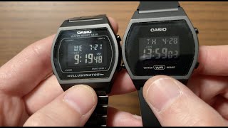 Battle of the Casio Blackouts B640 vs LW204 [upl. by Concha266]