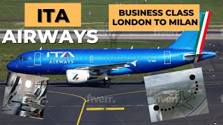 Trip Review ITA Airways London to Milan  Does ITA Airways Deliver a good product [upl. by Kenti]