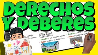 🧒 DERECHOS y DEBERES de los NIÑOS [upl. by Suisyola]