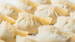 How to Make Chinese Dumplings recipe 饺子 [upl. by Isborne]